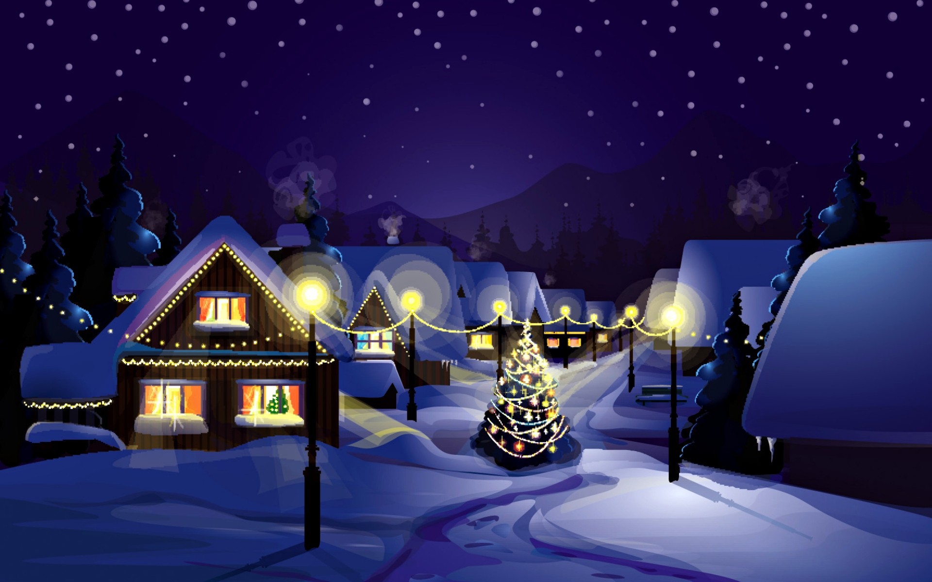 Country Christmas Wallpapers