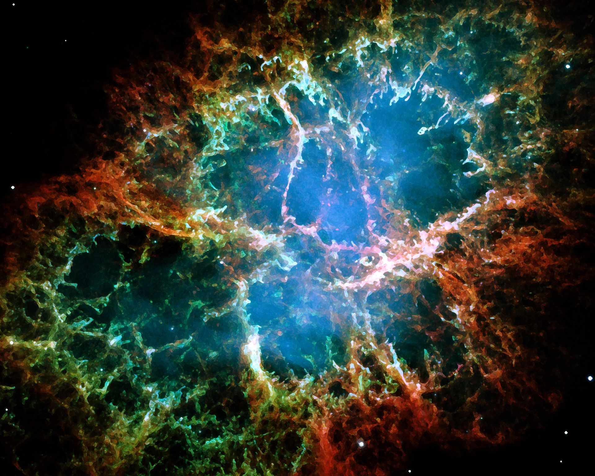 Crab Nebula 1920X1080 Wallpapers