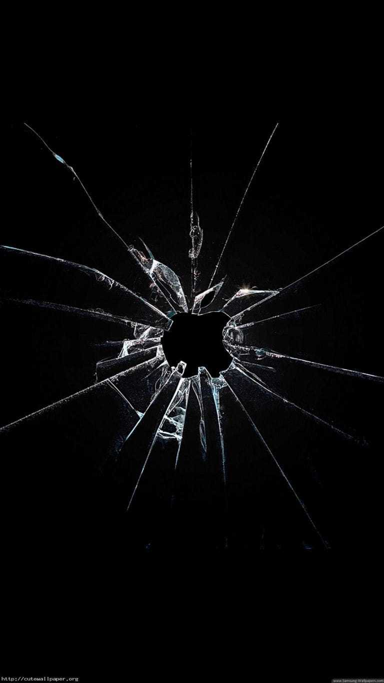 Cracked Ipad Screen Realistic Wallpapers