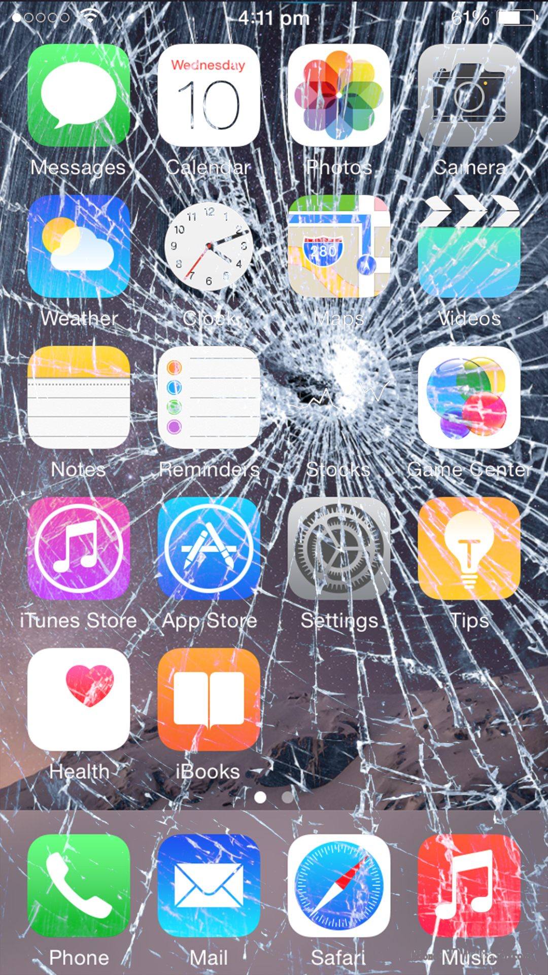 Cracked Phone Wallpapers