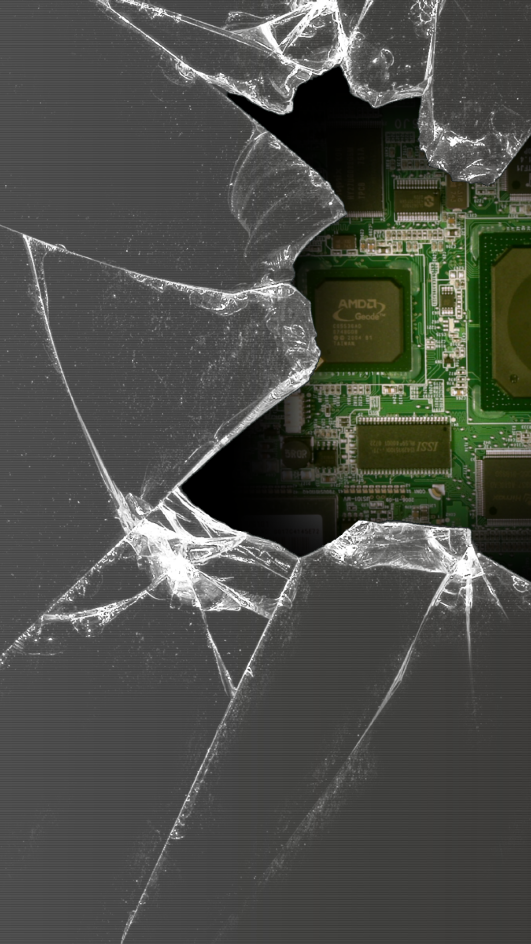 Cracked Screen Iphone Wallpapers