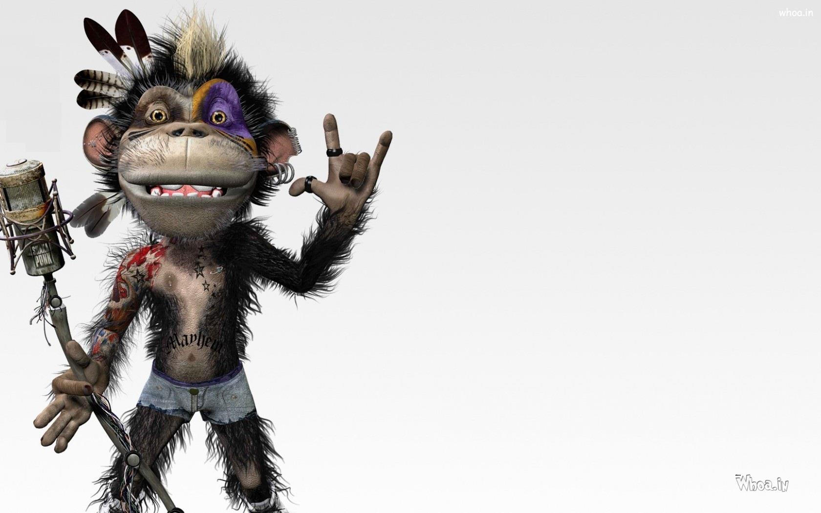 Crazy Monkey Pics Wallpapers