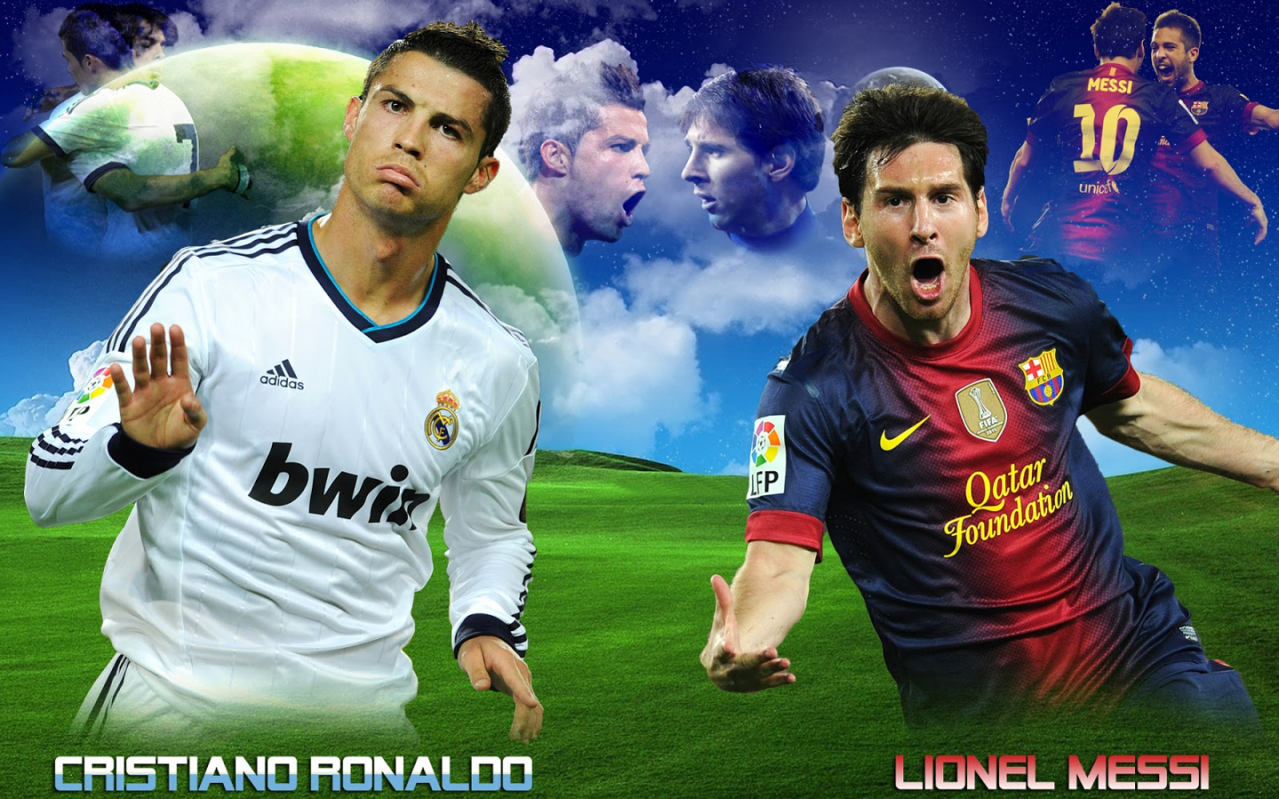 Cristiano Ronaldo Vs Messi 2014 Wallpapers