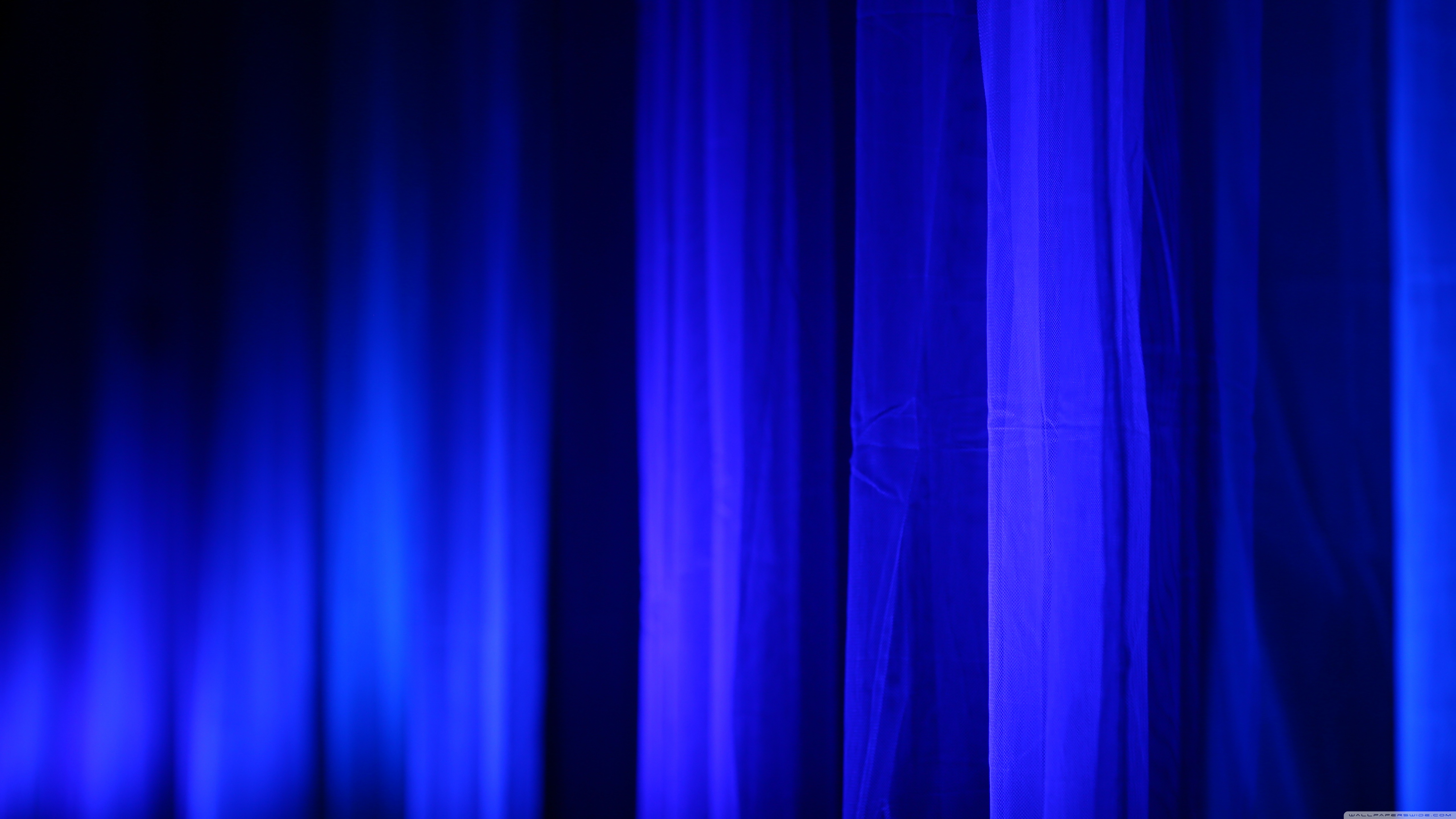 Curtain Blue Wallpapers