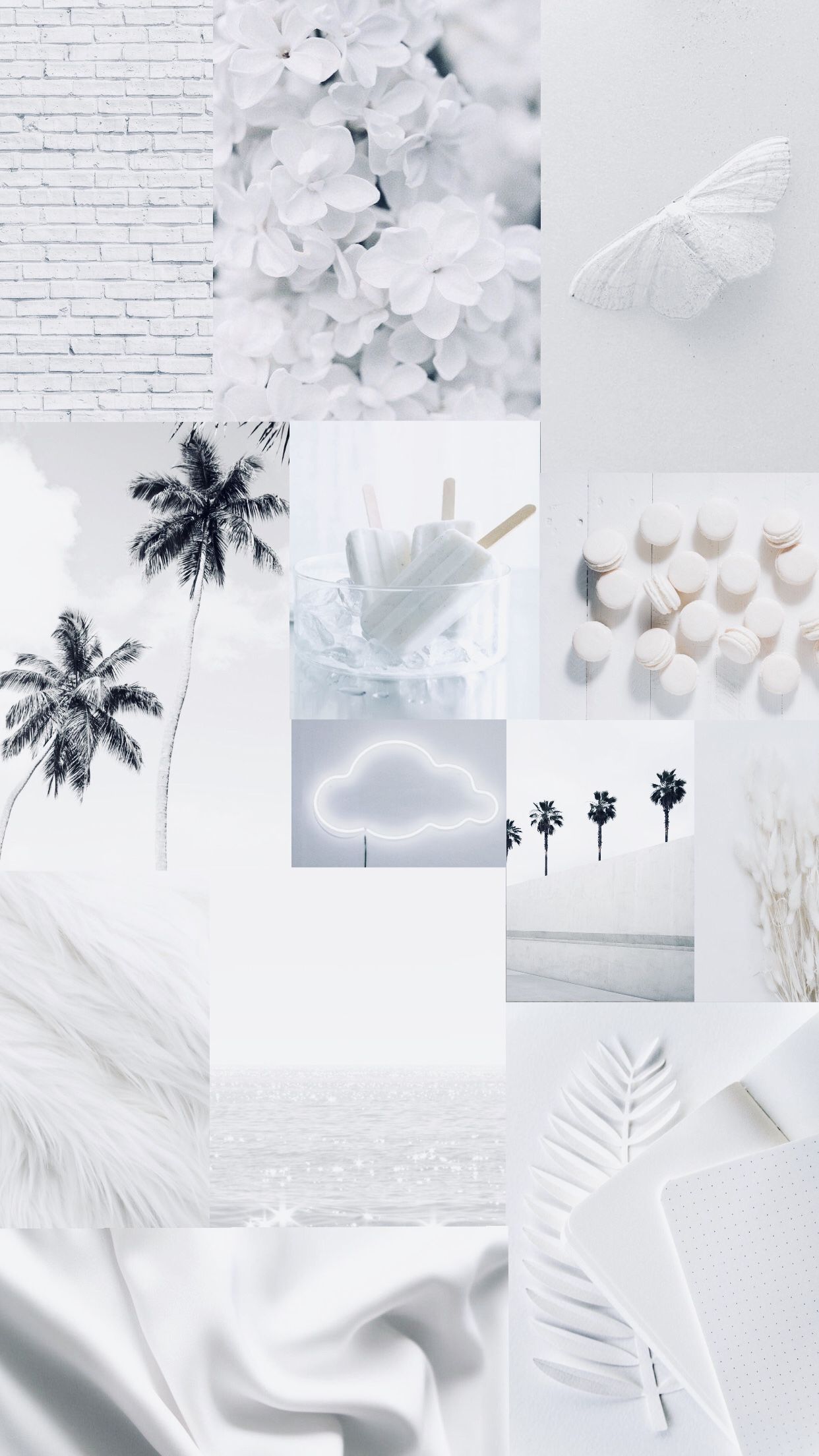 Cute Aesthetic White Iphone Wallpapers