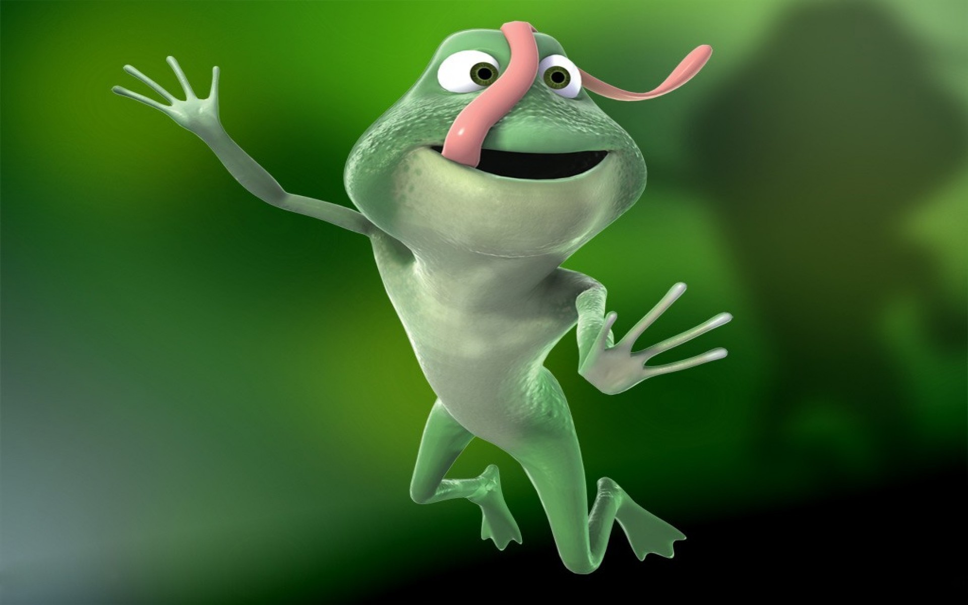 Cute Animated Frog Wallpapers