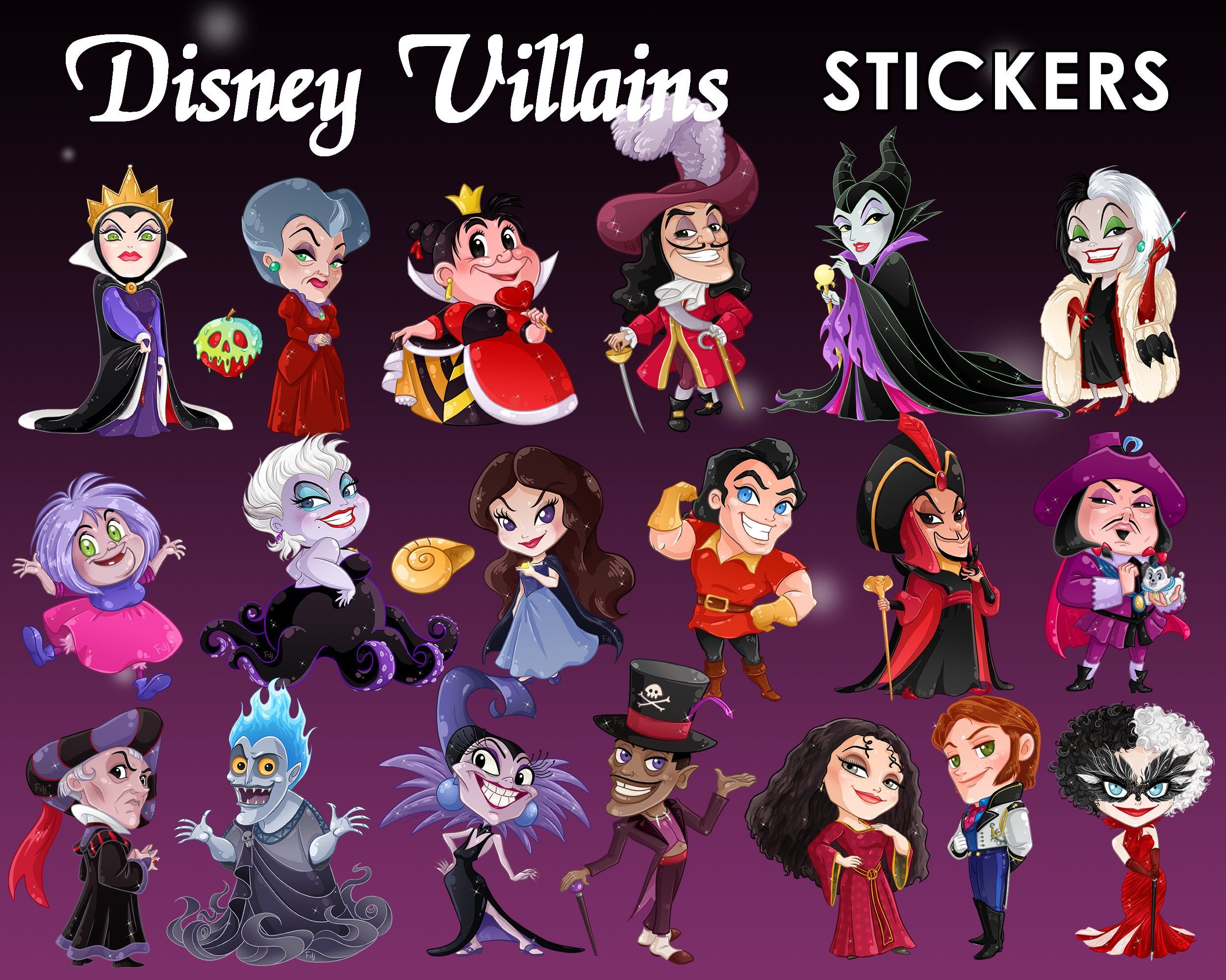 Cute Disney Villains Wallpapers