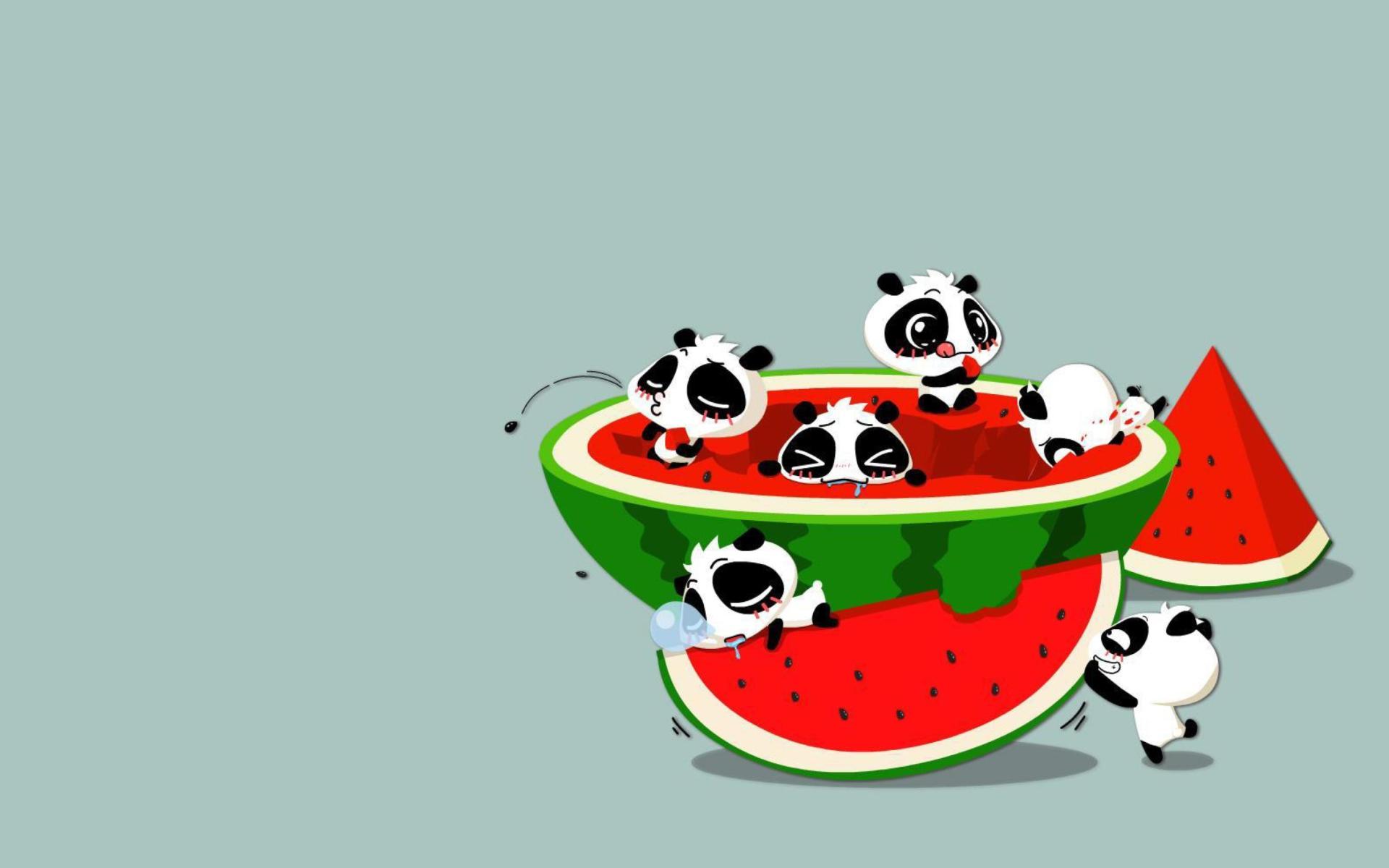 Cute Panda Eating Wallpapers