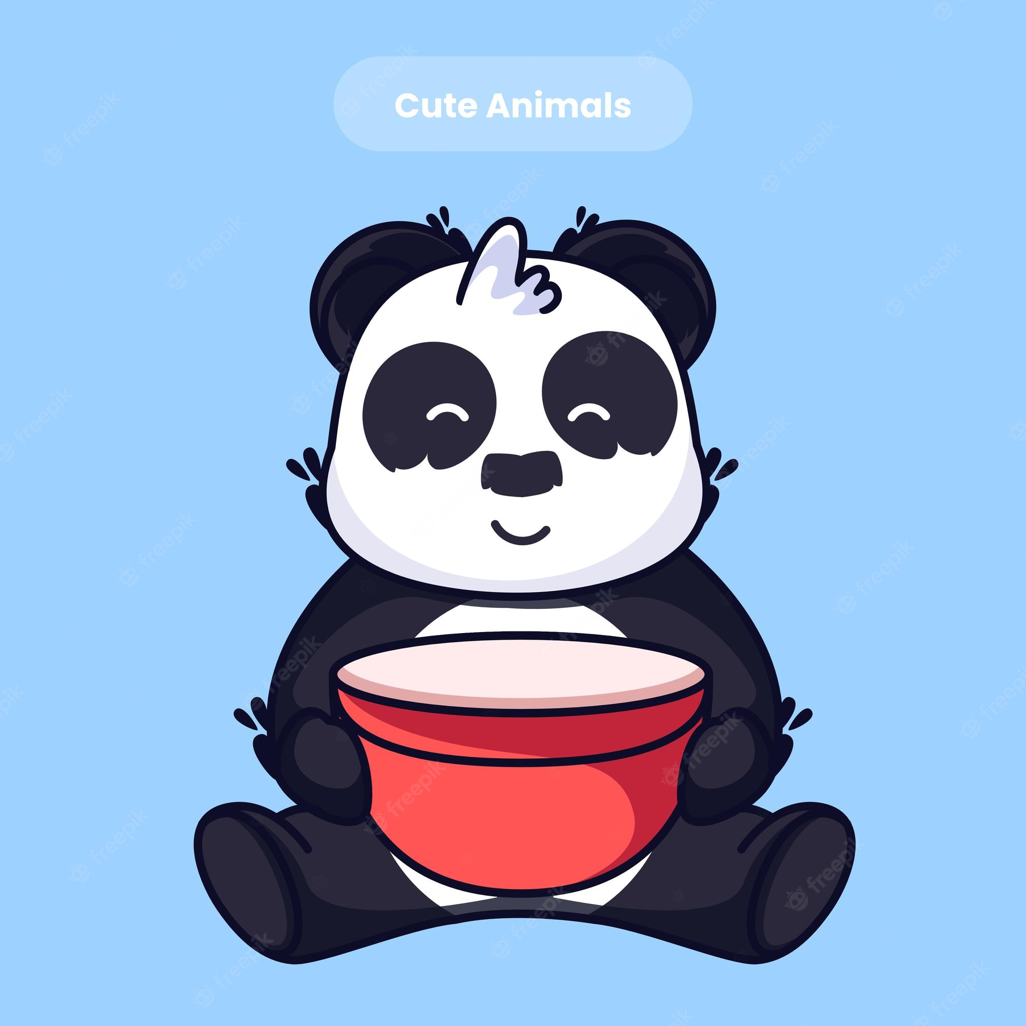 Cute Panda Eating Wallpapers