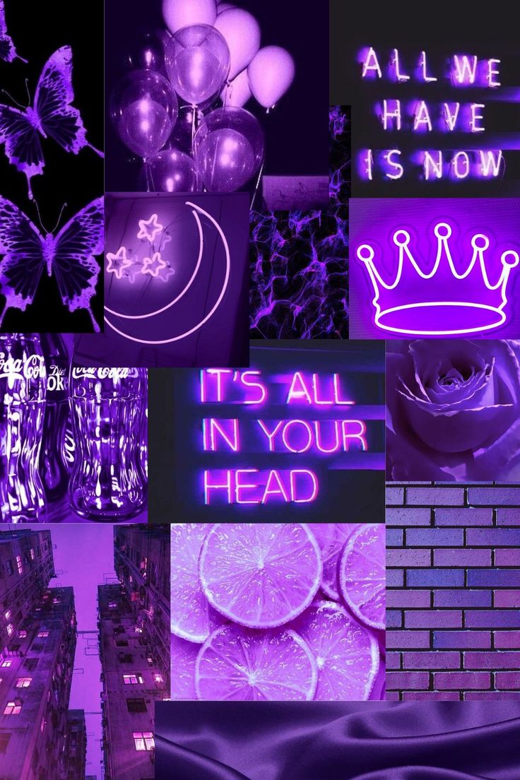 Cute Purple Aesthetic Wallpapers