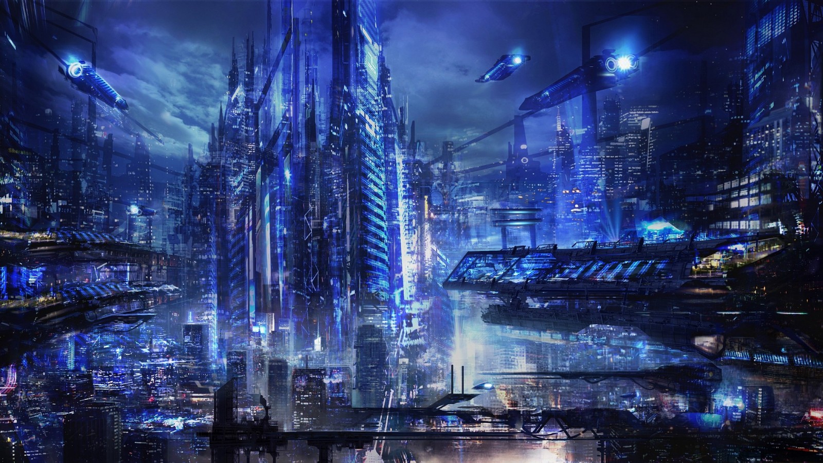 Cyberpunk Blue Wallpapers