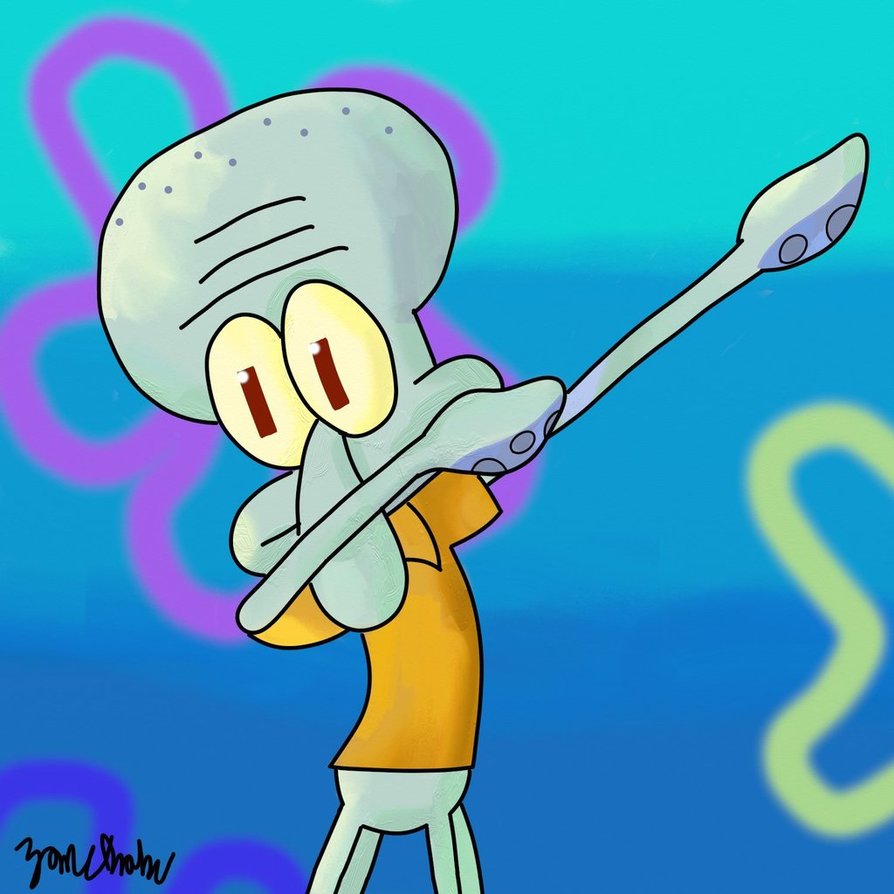 Dabbing Squidward Wallpapers