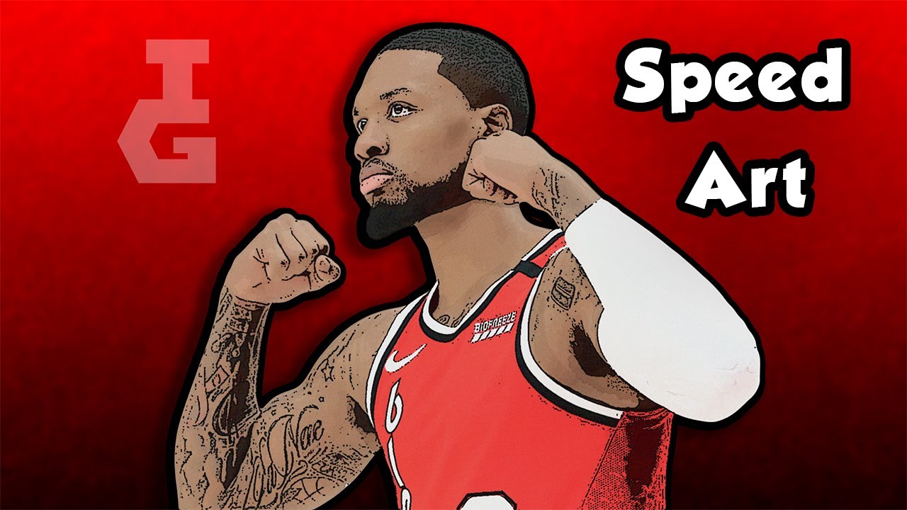 Damian Lillard Cartoon Wallpapers