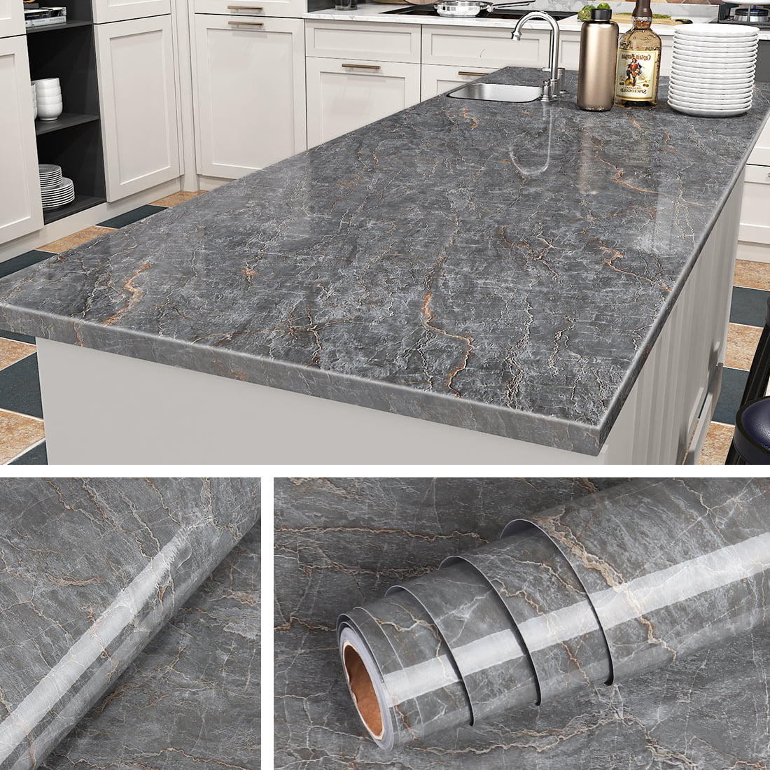 Dark Gray Marble Wallpapers