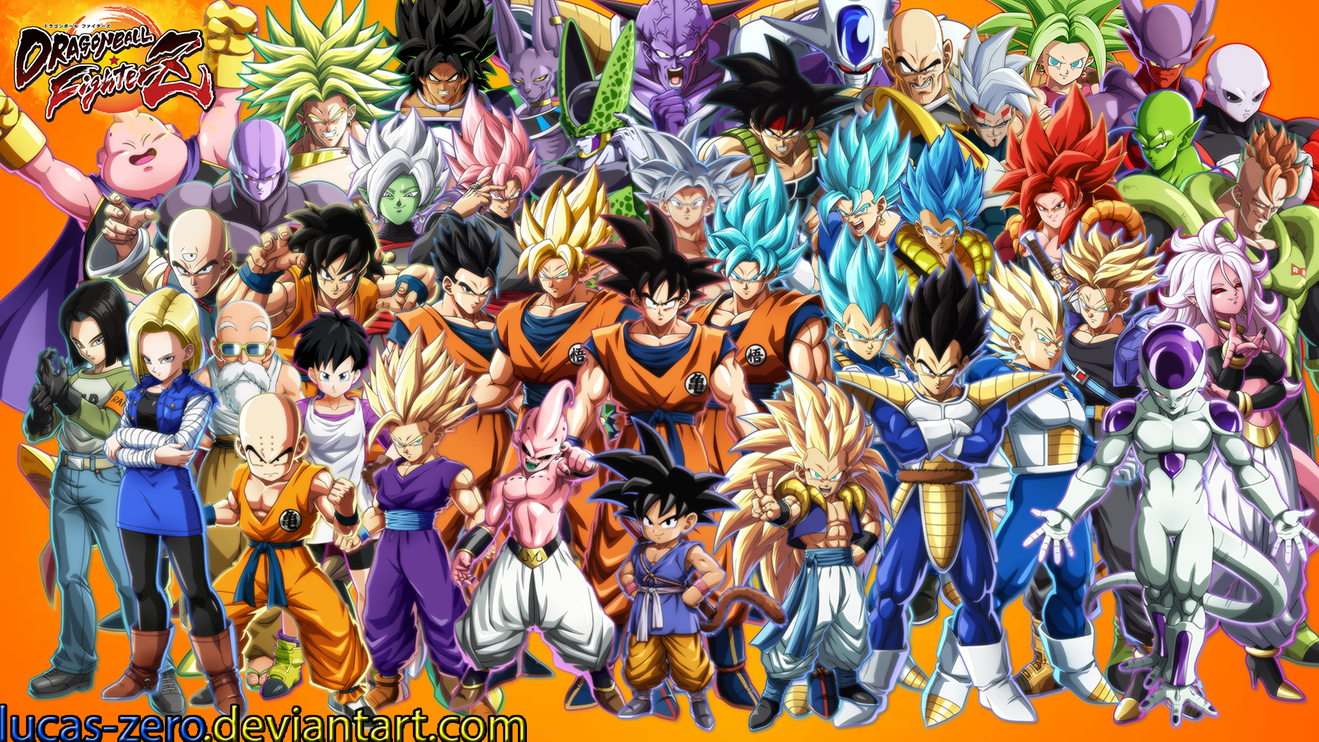 Dbz All Characters Wallpapers