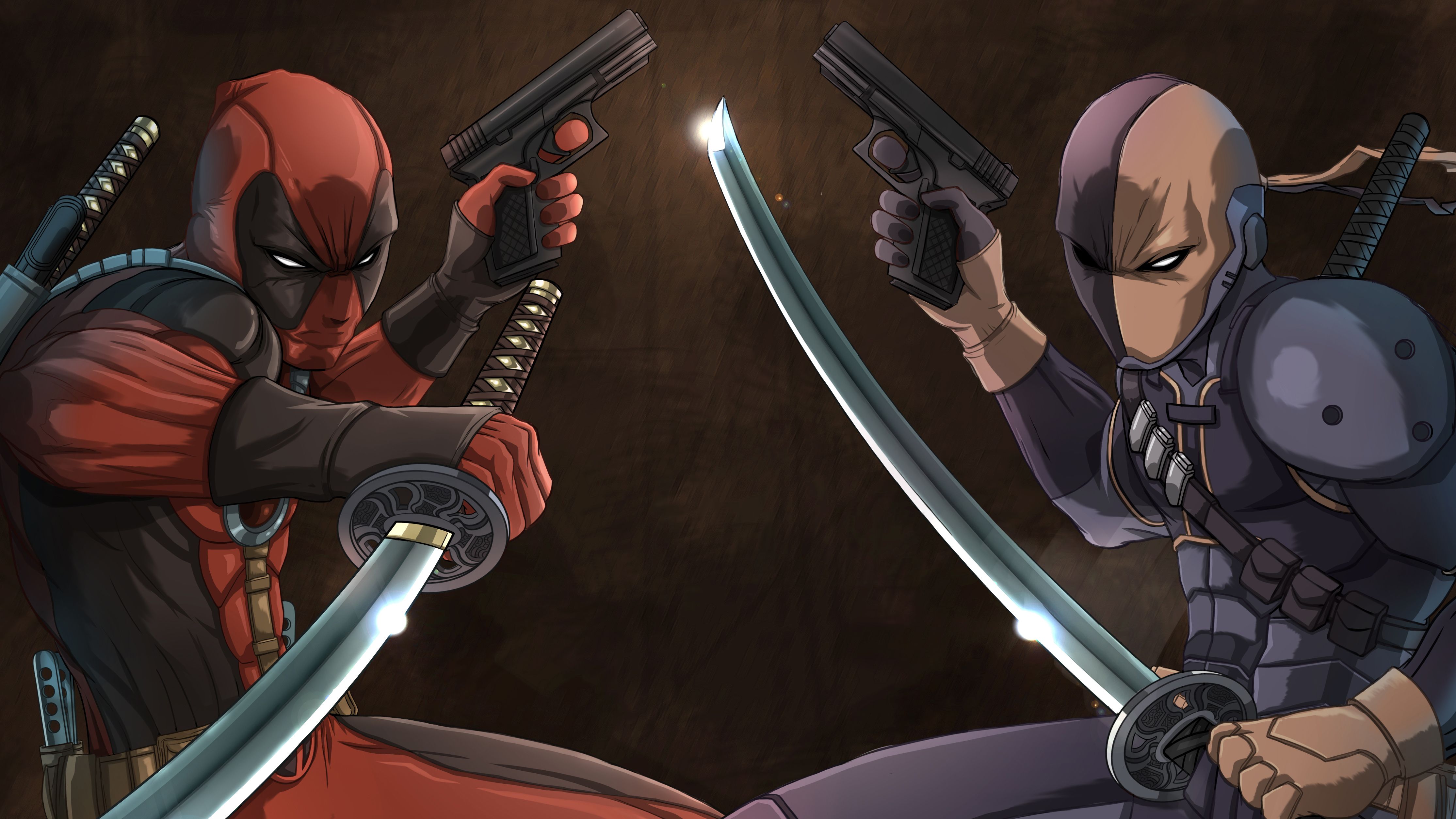 Deadpool Vs Deathstroke Stop Motion Wallpapers