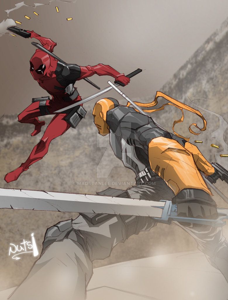 Deadpool Vs Deathstroke Stop Motion Wallpapers