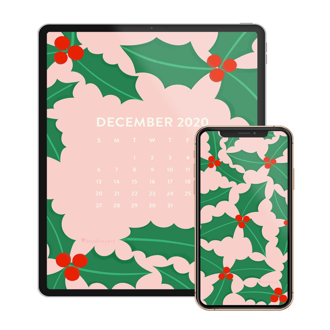 December 2020 Calendar Wallpapers