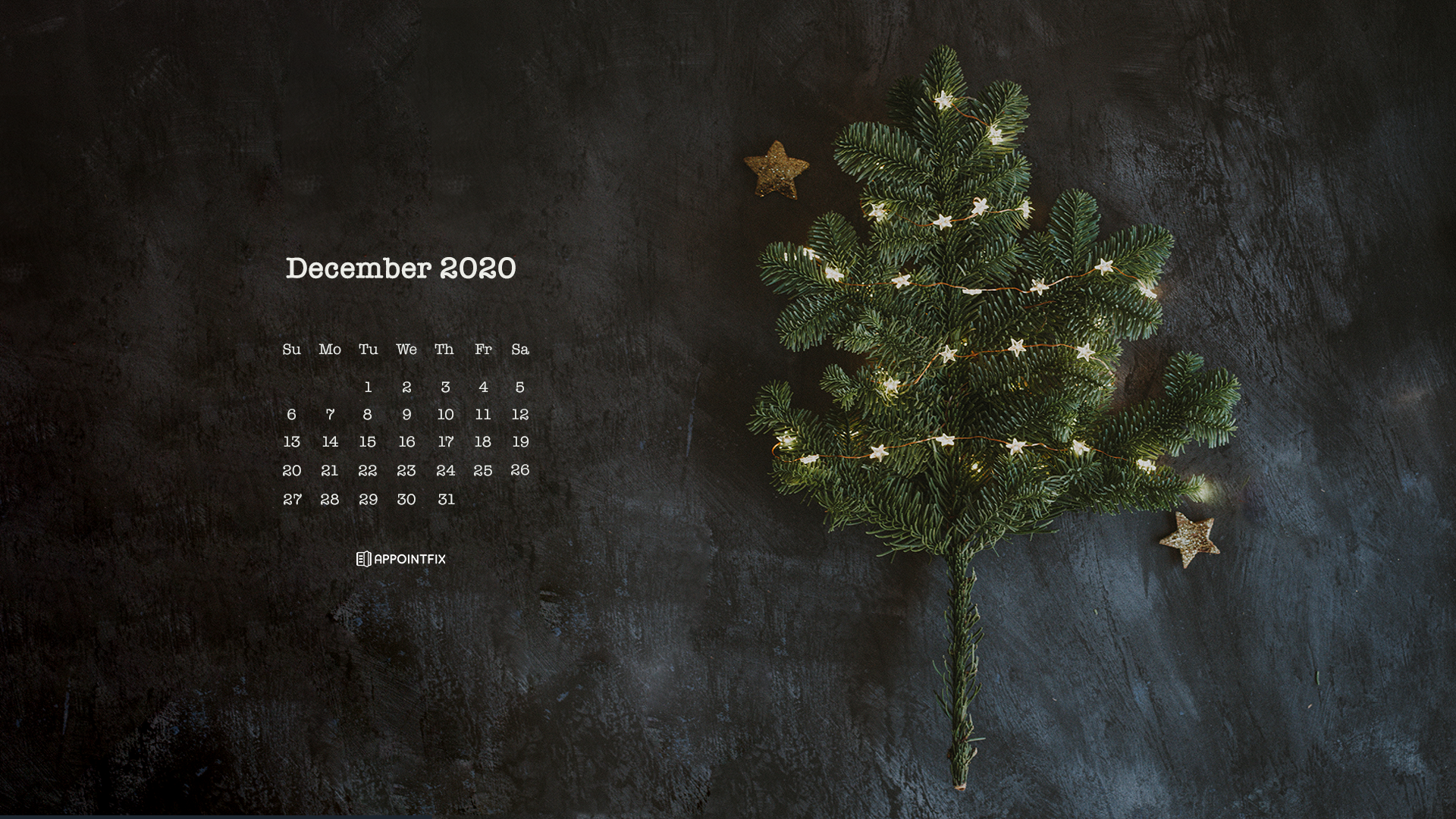 December 2020 Calendar Wallpapers