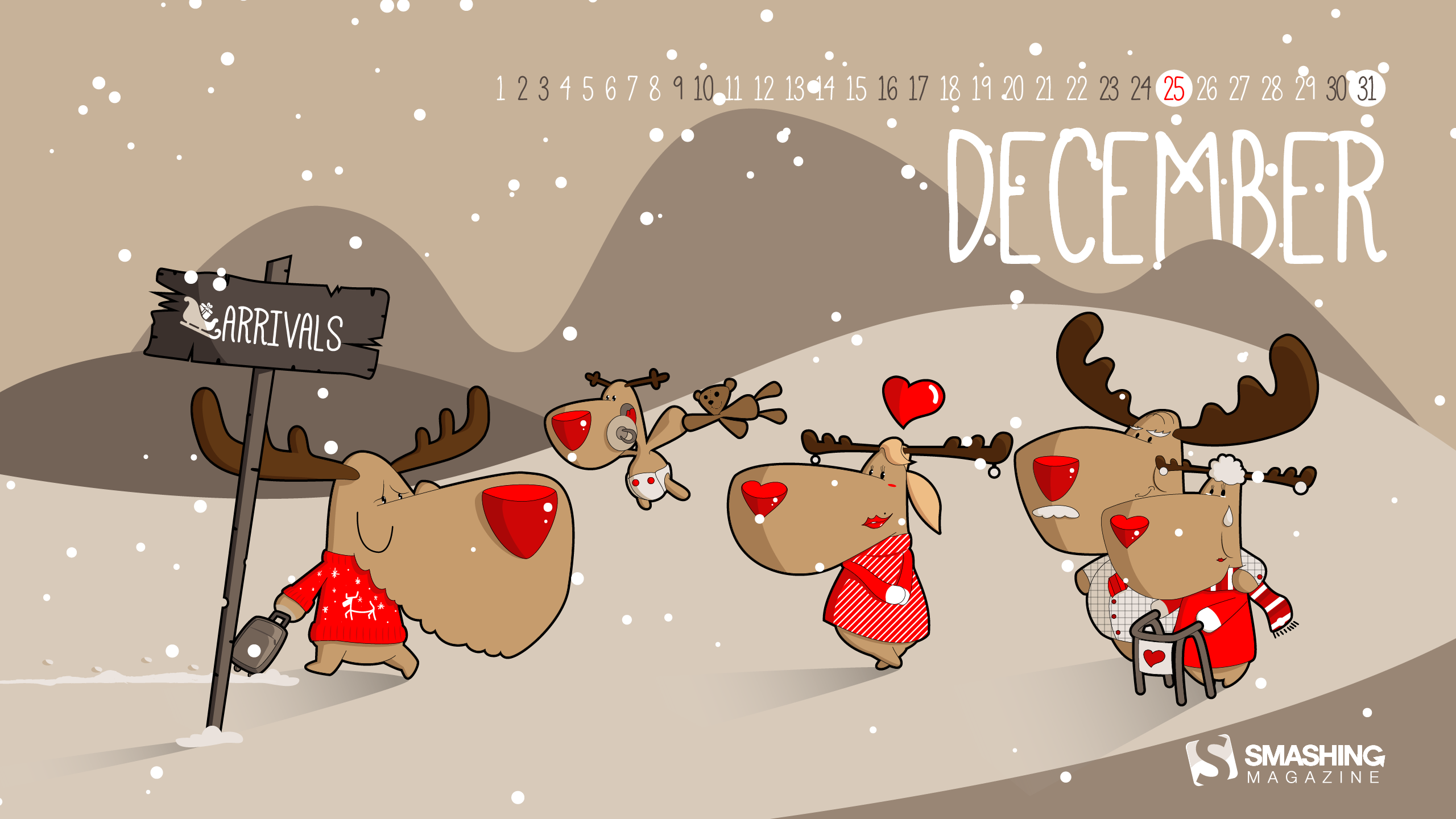 December Desktop Wallpapers