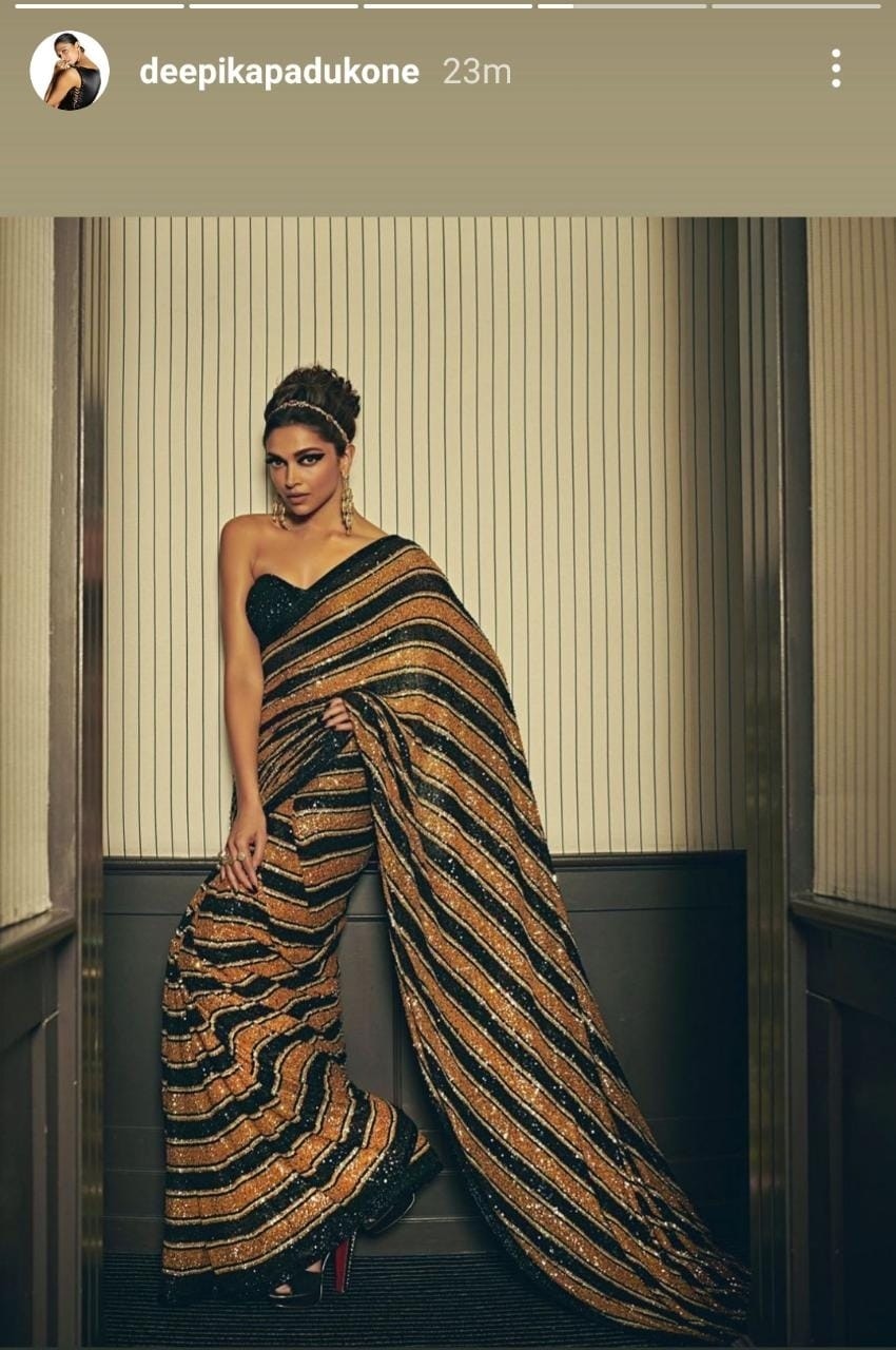 Deepika Padukone Saree Images Wallpapers