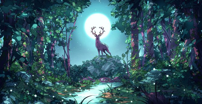 Deer Art Wallpapers