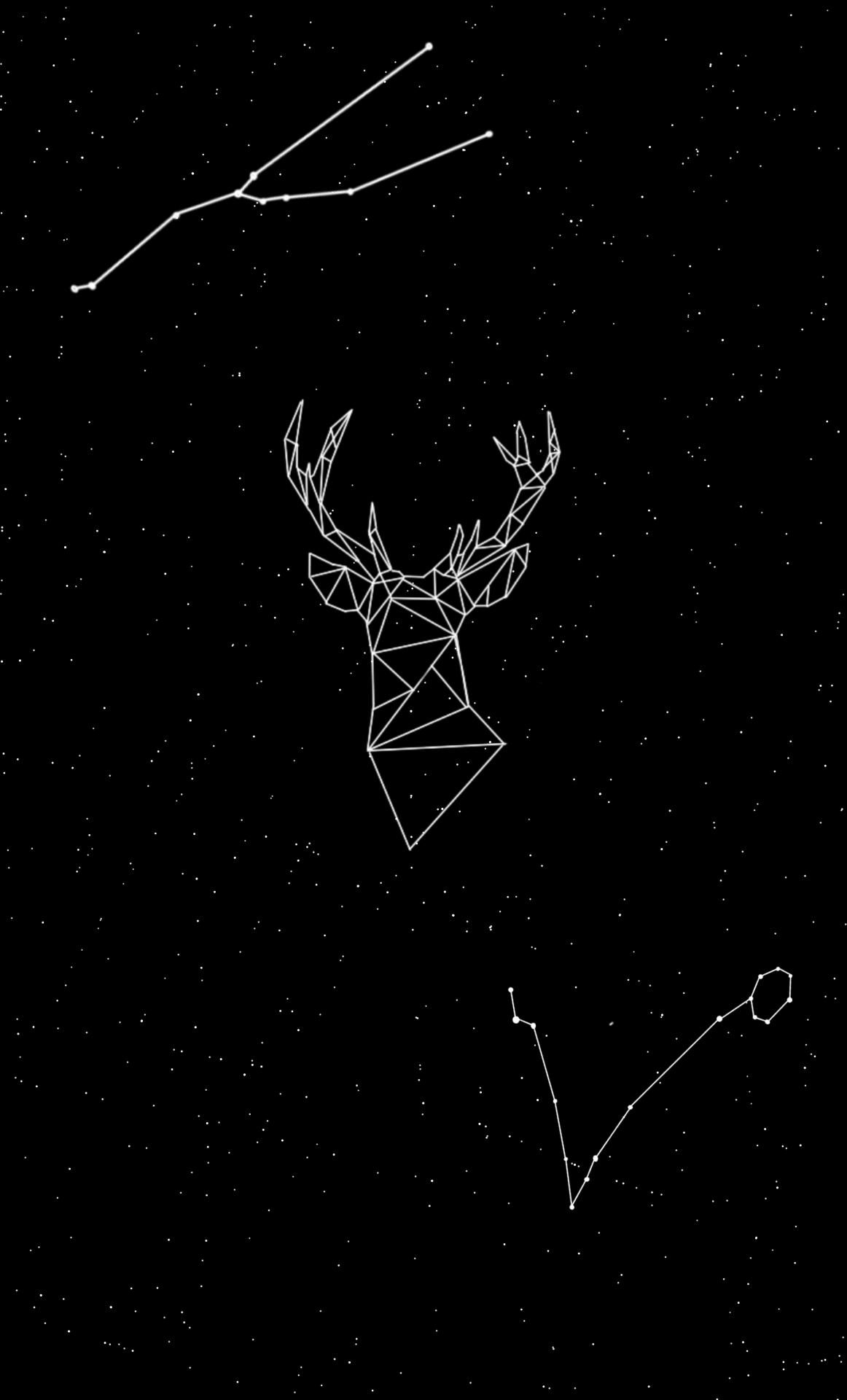 Deer Black Wallpapers