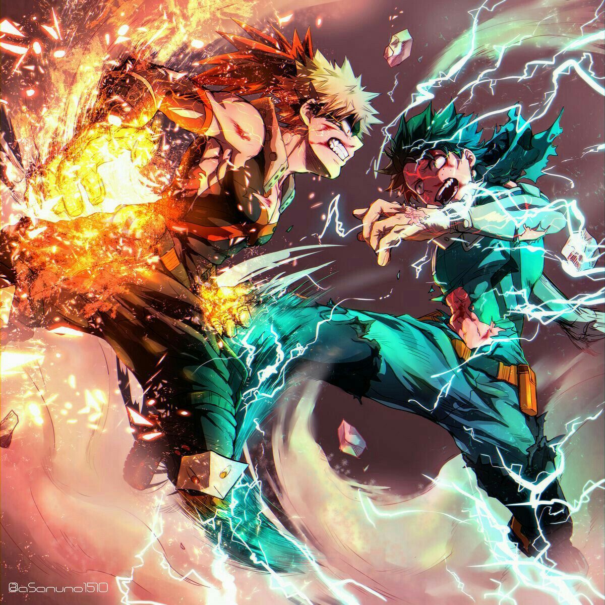 Deku And Bakugo Wallpapers