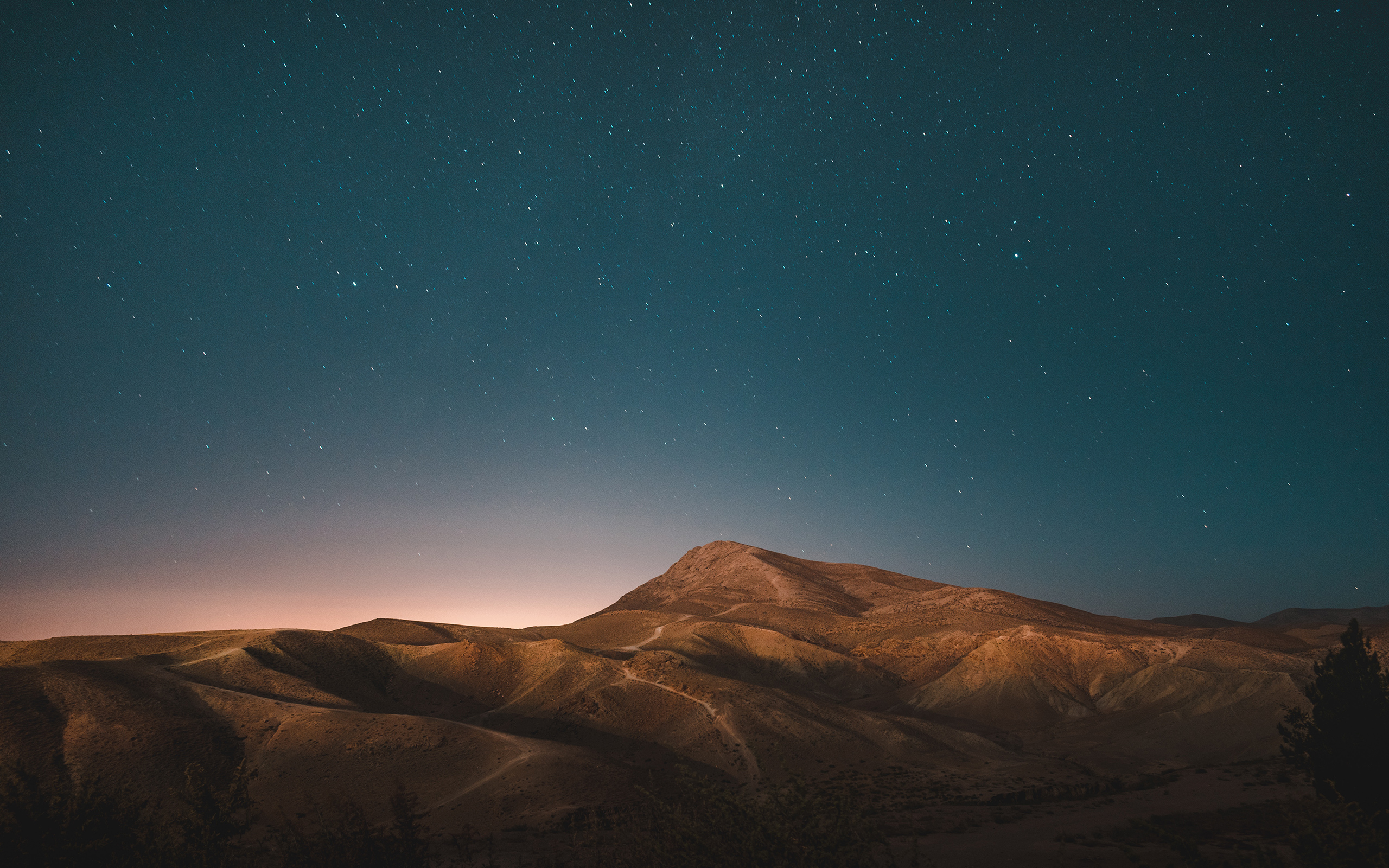 Desert Night Sky Wallpapers