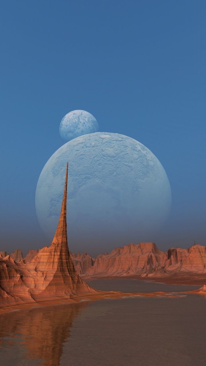 Desert Space Wallpapers