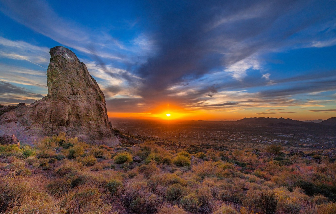 Desert Sunset Wallpapers