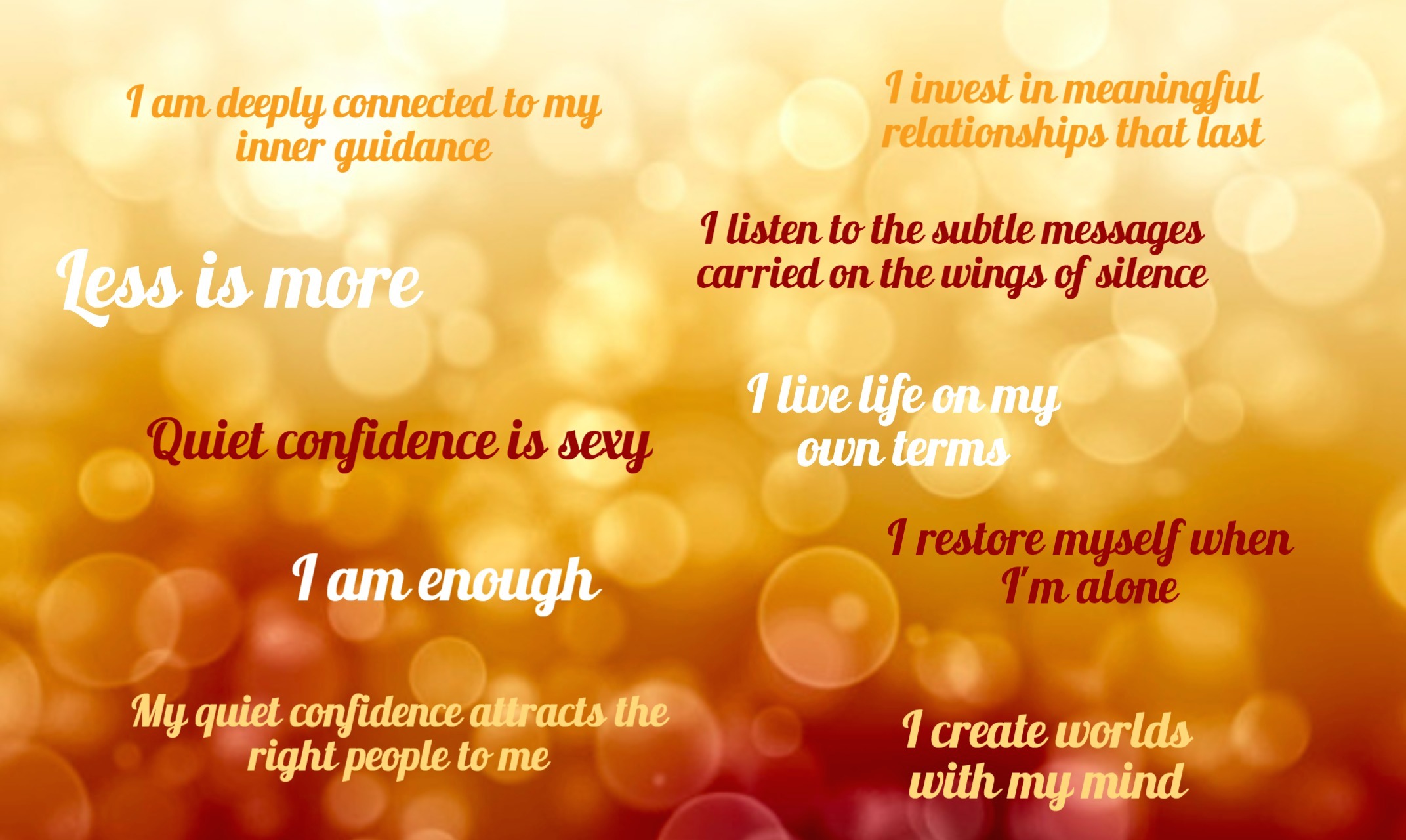 Desktop Affirmation Wallpapers