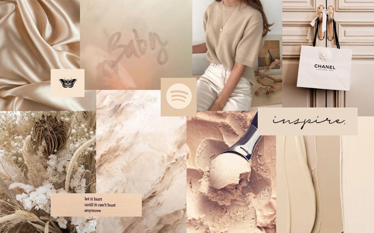 Desktop Beige Aesthetic Wallpapers