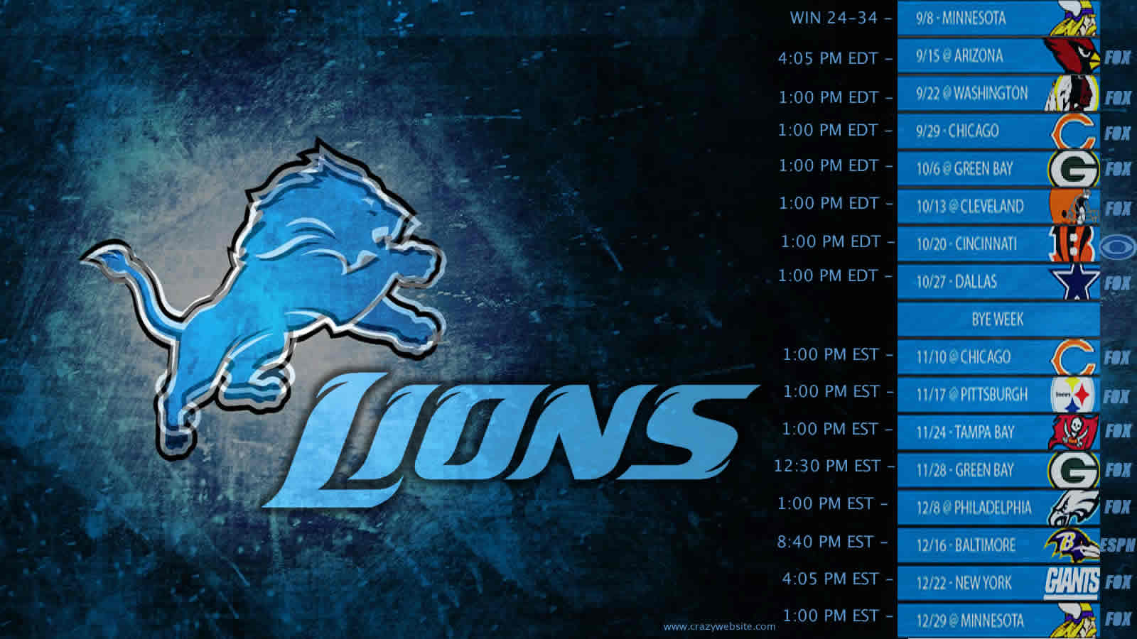 Detroit Lions Desktop Wallpapers