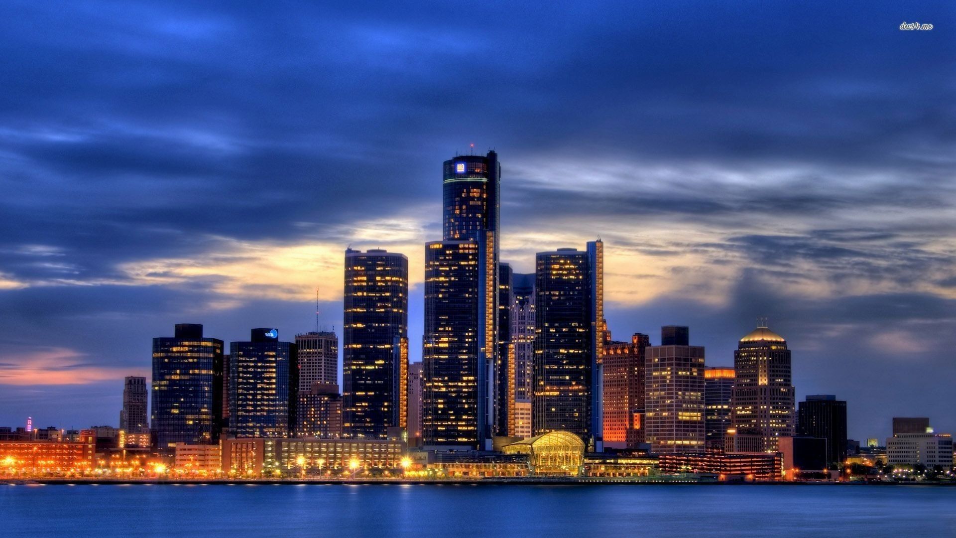 Detroit Skyline Wallpapers