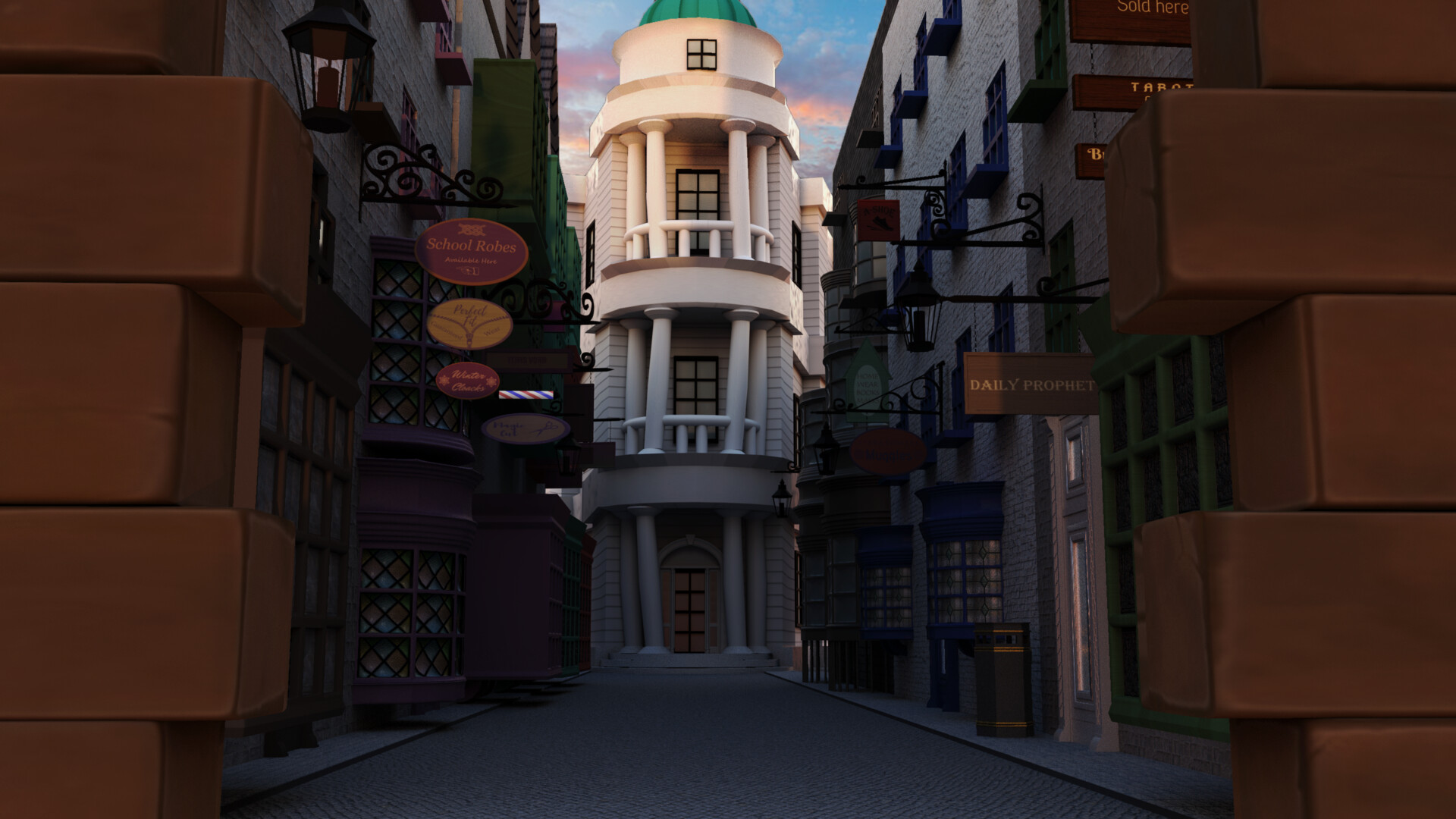 Diagon Alley Art Wallpapers