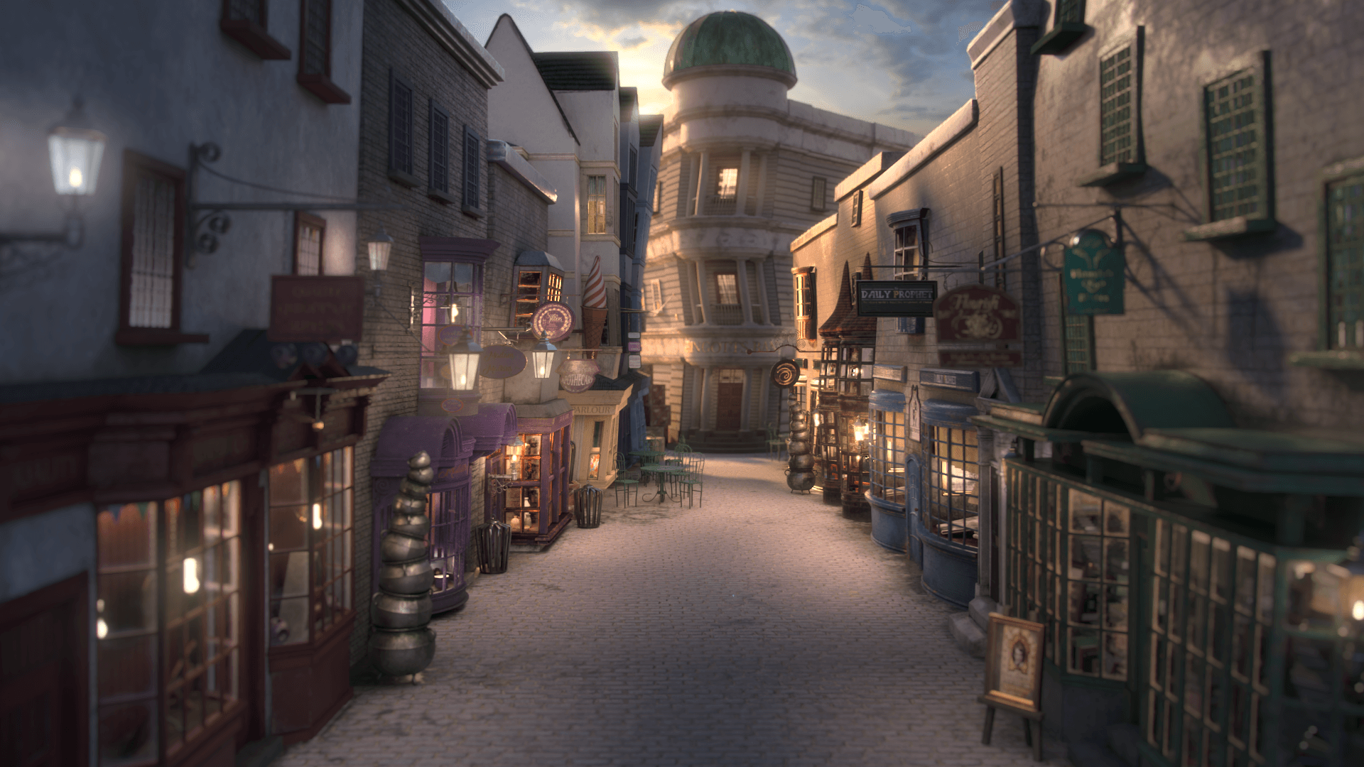 Diagon Alley Backdrop Wallpapers