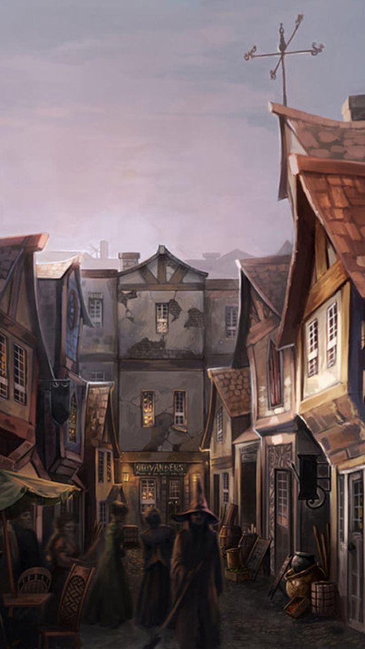 Diagon Alley Wall Mural Wallpapers