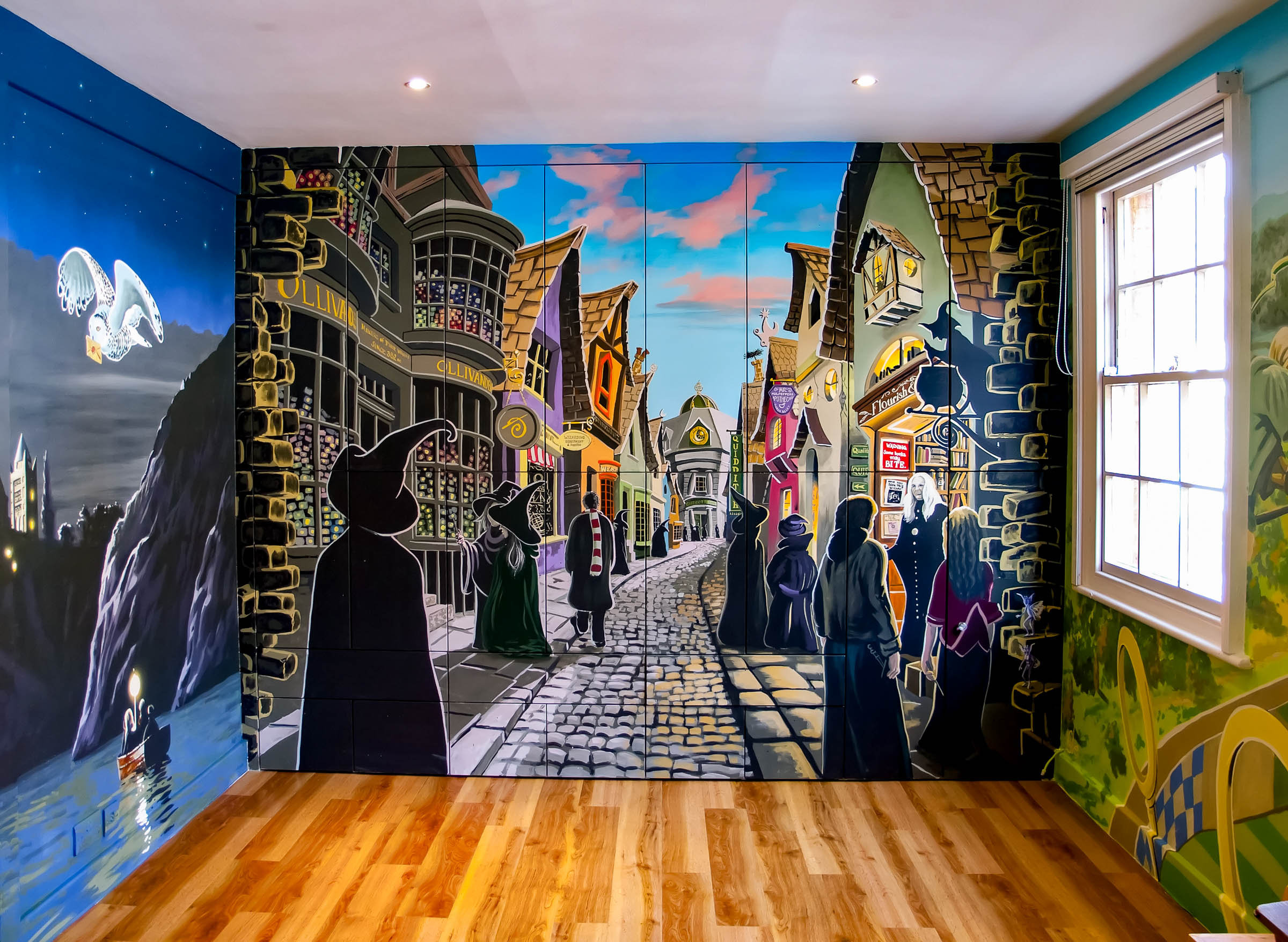 Diagon Alley Wall Mural Wallpapers