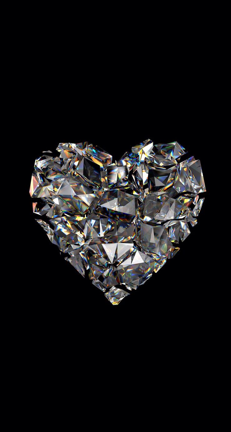 Diamond Hearts Wallpapers