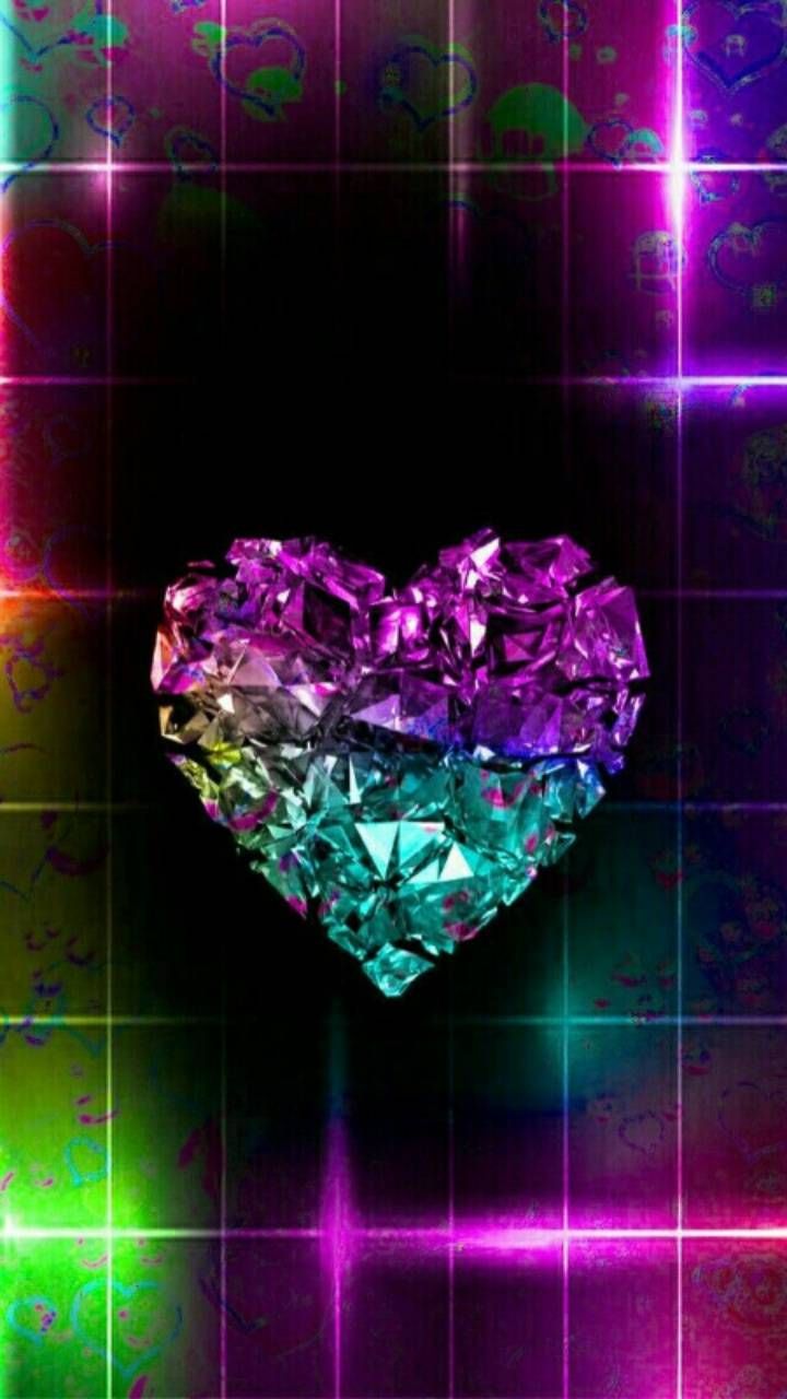 Diamond Hearts Wallpapers