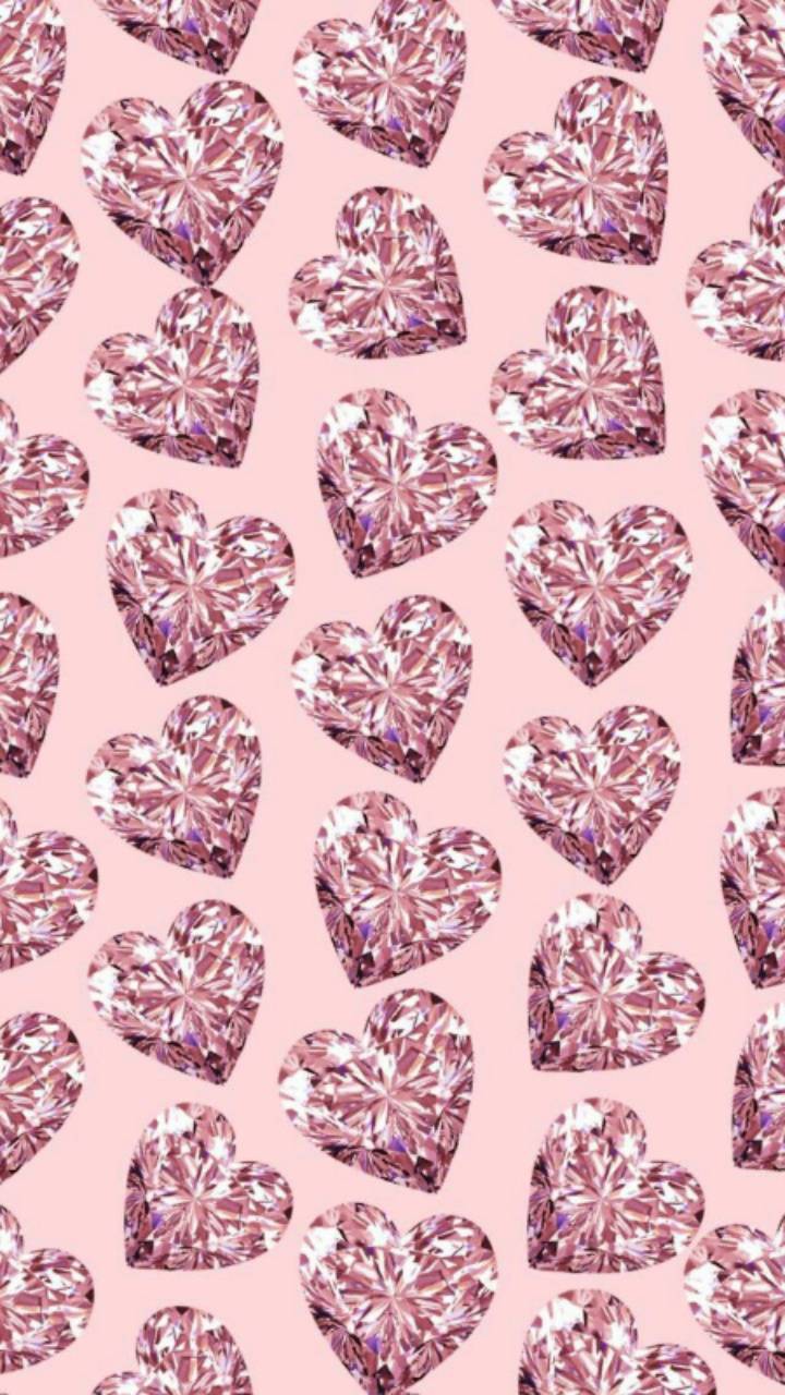 Diamond Hearts Wallpapers