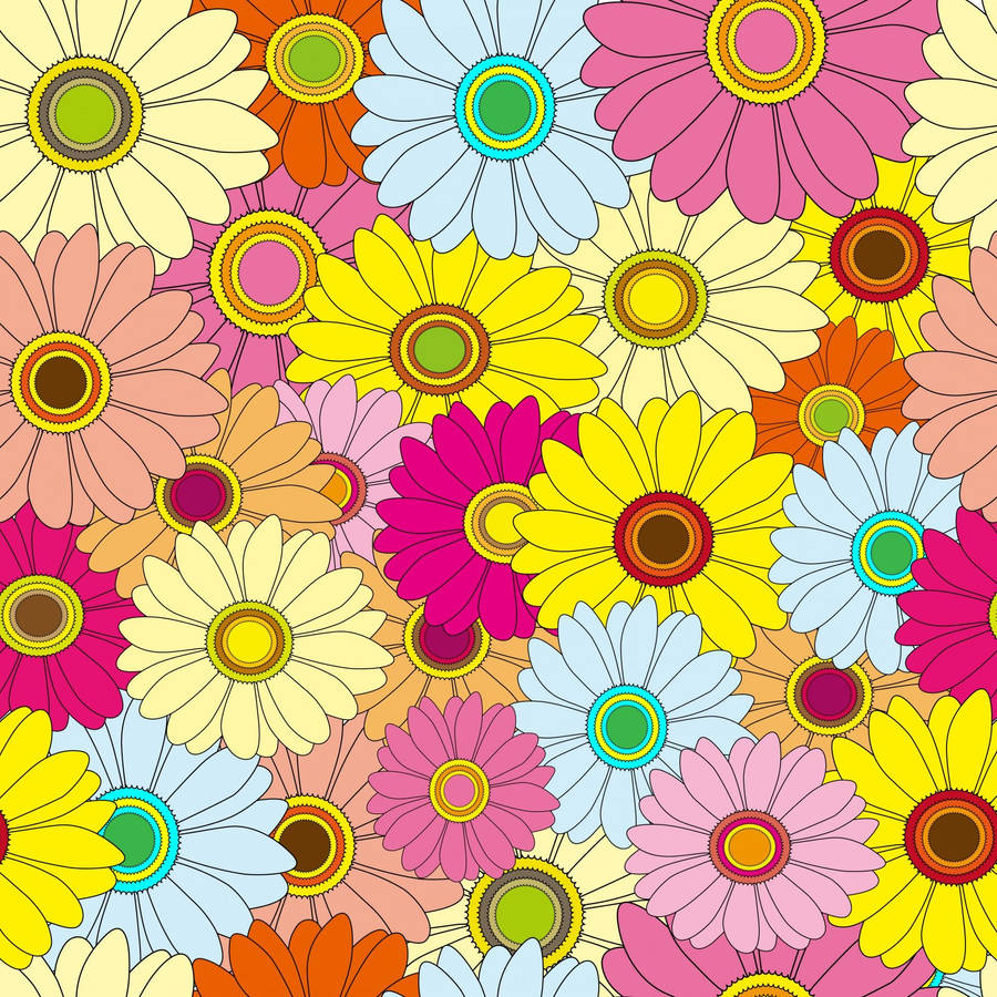 Digital Flowers Wallpapers