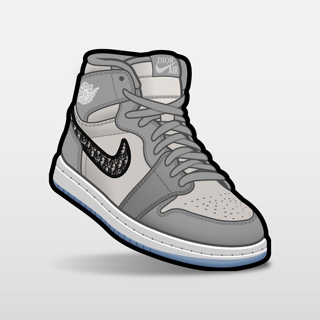 Dior Jordan 1 Wallpapers