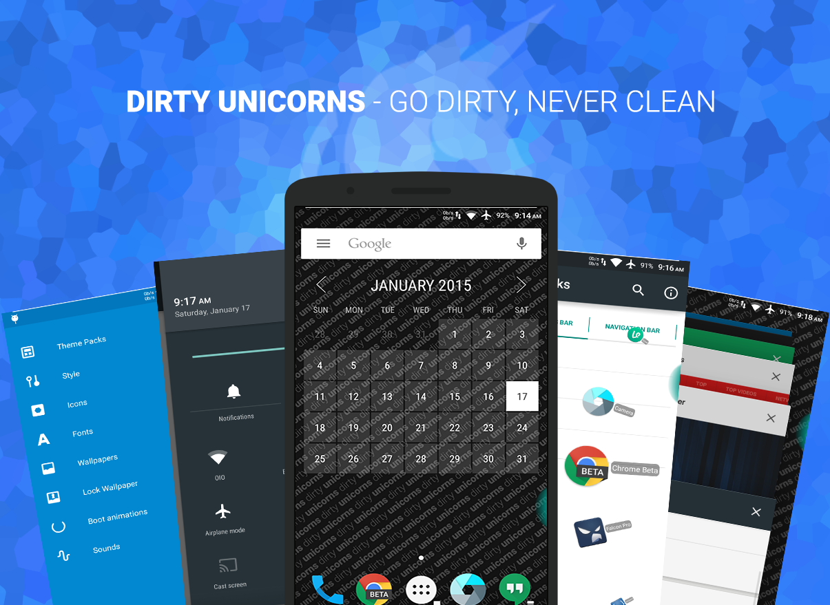 Dirty Unicorns Download Wallpapers