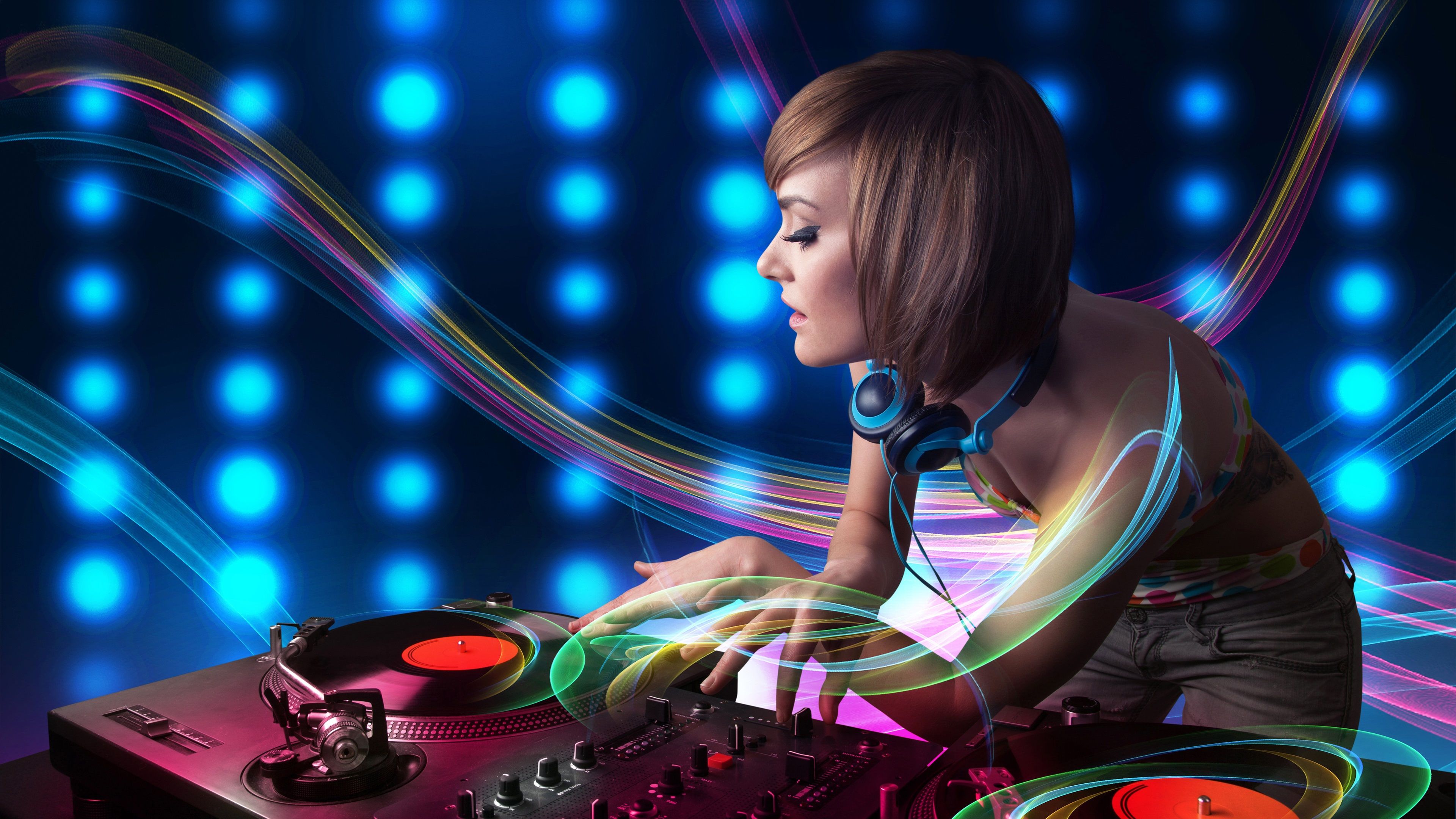 Disc Jockey Girl Wallpapers