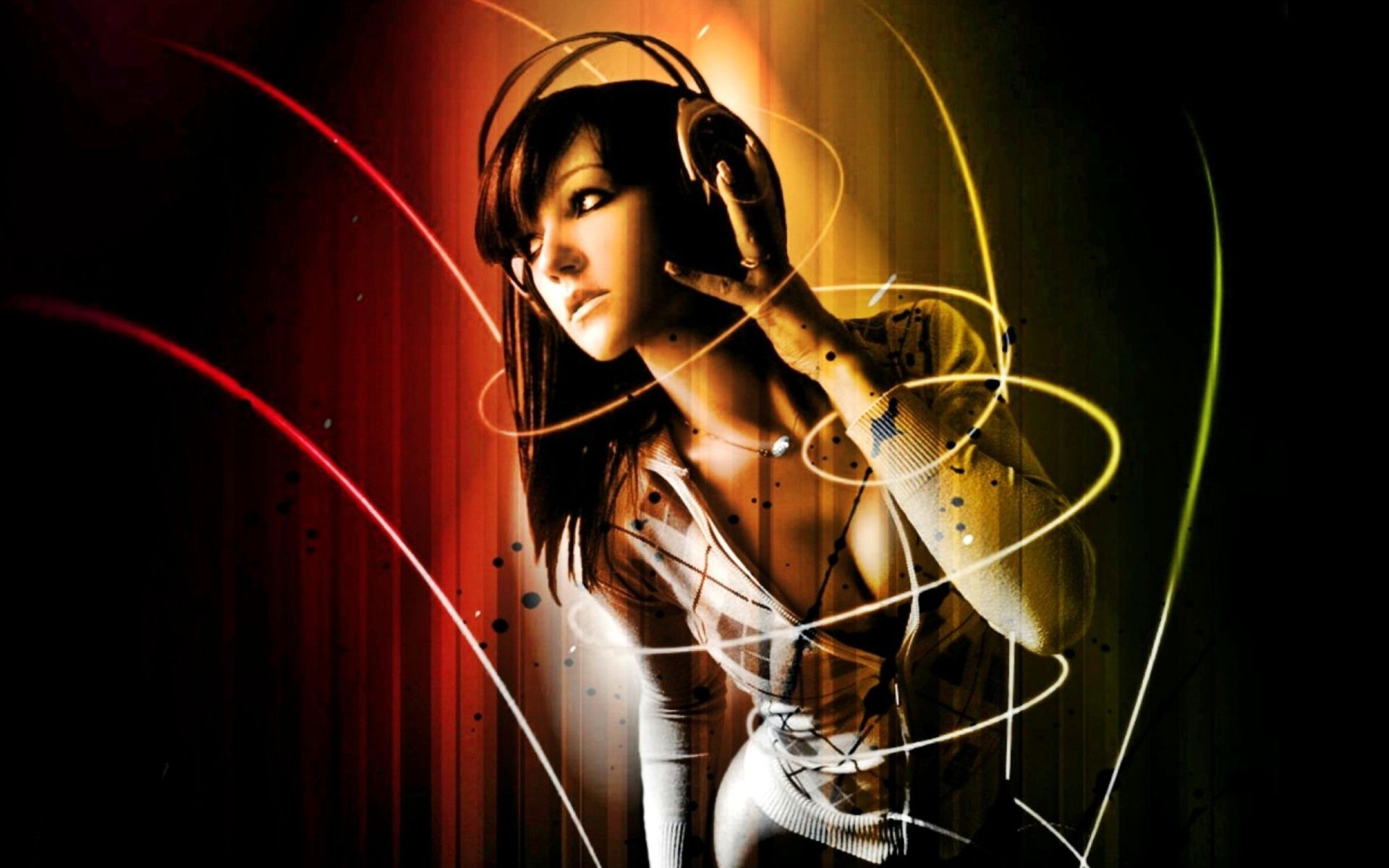 Disc Jockey Girl Wallpapers