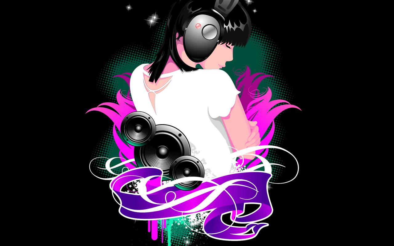 Disc Jockey Girl Wallpapers