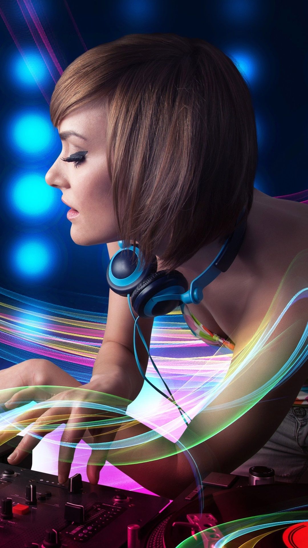 Disc Jockey Girl Wallpapers