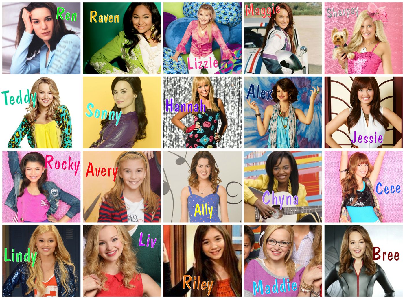 Disney Channel Collage Wallpapers